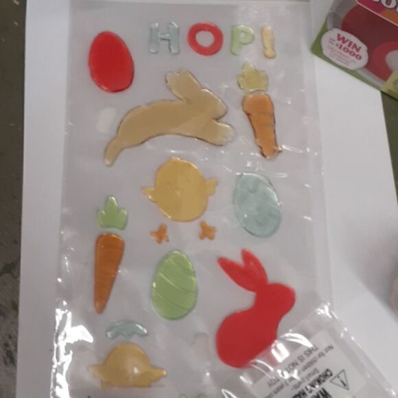 16pc Easter Basket Peter & Magic egg  DVD, toys, book,eggs & grass, clings &more - Picture 8 of 15